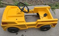 Vntg AMF Pedal Car Rare "Pickup Pete" Yellow Emergency Truck Rare '70s