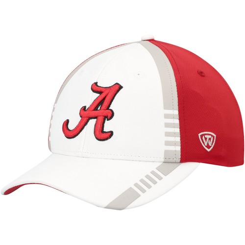 Men's Top of the World White/Crimson Alabama Crimson Tide Iconic Flex Hat - Picture 1 of 4