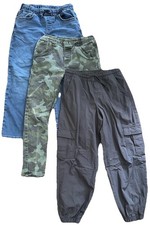 Lot Boys Size 12 Jeans Denim Relaxed Skinny Pants Elastic Waist Adjustable