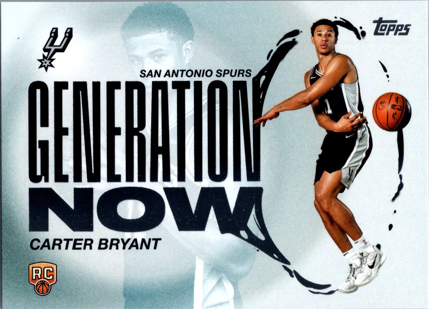 2025-26 Topps - Generation Now Carter Bryant #GN-14 (RC) San Antonio Spurs