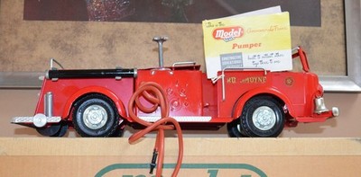 Doepke Model Toys Rossmoyne American La France Pumper Fire Truck (NIB) W/Booklet