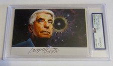 Jacques Vallee signed autographed 3.5x5 PSA a...