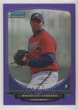 2013 Bowman Chrome Prospects Purple Refractor /199 Mauricio Cabrera #BCP114 3c7