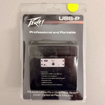 #ad Peavey USB P USB Audio Interface XLR Output Pro DJ Live Sound NEW $89.97