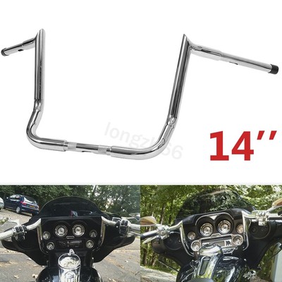 14'' Meathook Monkey Bar Ape Handlebars For Harley Bagger Electra Street Glide