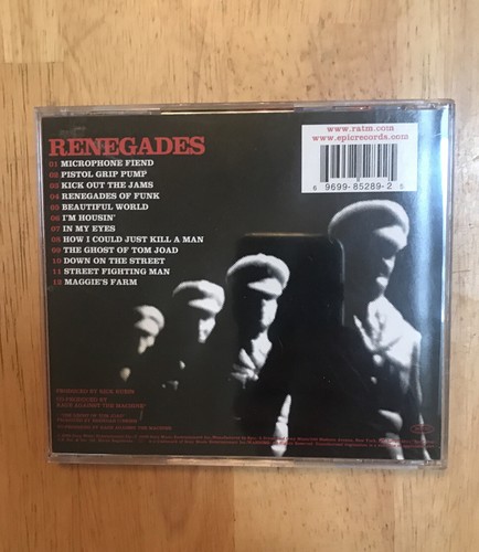 Rage Against The Machine Renegades CD US Special Ltd. Ed. With Two Hidden Tracks - Picture 3 of 6