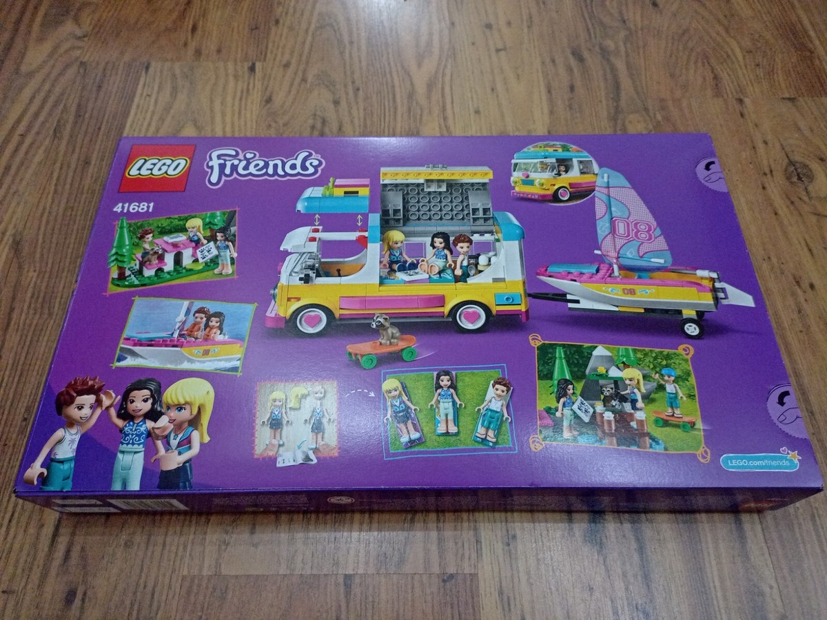 LEGO 41681 - FRIENDS - FOREST CAMPER VAN AND SAILBOAT - BRAND NEW