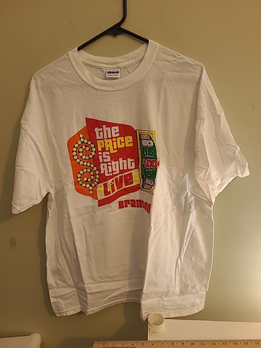 Vintage The Price Is Right 90s Game Show White Gildan Cotton
