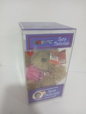 NSYNC Justin Timberlake Rare Bear Limited Edition NEW sealed in case Pink Fan 