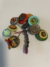 Handmade Button Flower Art Bouquet 