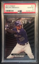 2013 Topps Finest NOLAN ARENADO #37 Rookie Card Rockies RC PSA 10 GEM MINT