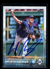 2015 Topps BRAD BOXBERGER Signed Card autograph auto RAYS BREWERS ROYALS