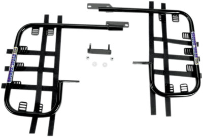 DG Performance Steel Nerf Bars Black Bar - Black Web 54-2505