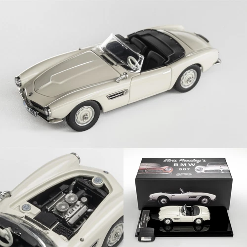 Modellino convertibile GFCC 1:64 1957 BMW 507 pressofuso lega auto collezione ornamento - Foto 2 di 22