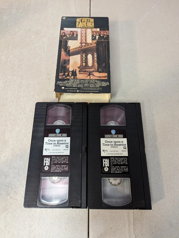Once Upon a Time in America (2 VHS, 1989) Box Set - Image 2 of 4