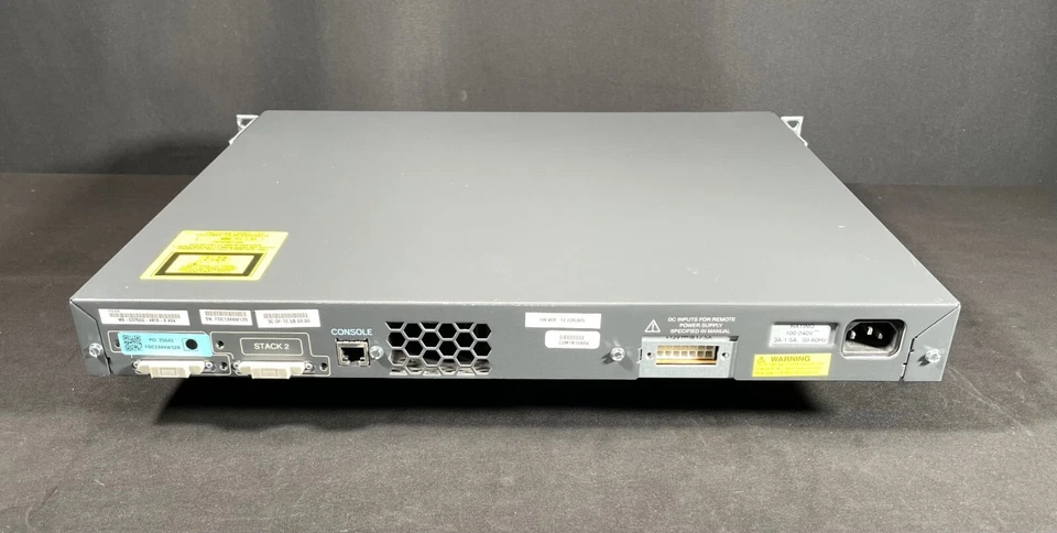 Cisco Catalyst WS-C3750G-48TS-S 48 Port 10/100/1000T Gigabit Switch -Fast Ship - Image 3 of 4