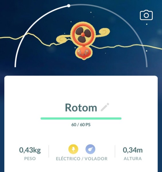 Pokemon Rotom - Motisma (Fan) POKEMON GO