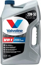Valvoline VR1 Racing SAE 20W-50 High Performance High Zinc Motor Oil 5 QT