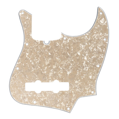 ハタ　オーダー D'Andrea 4-Ply 10-Hole Jazz Bass Pickguard Vintage Pearl | eBay