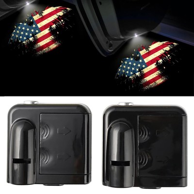 2x Wireless American Eagle Car Door Welcome LED Projector Ghost Shadow Light
