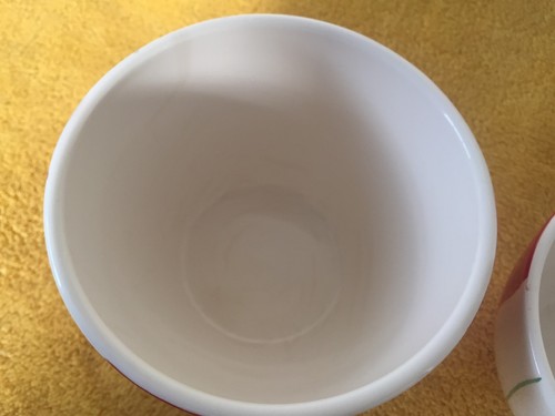 3 Piece Nesting Bowl Set Candy Stripe Red White Green Stripe - Picture 5 of 10