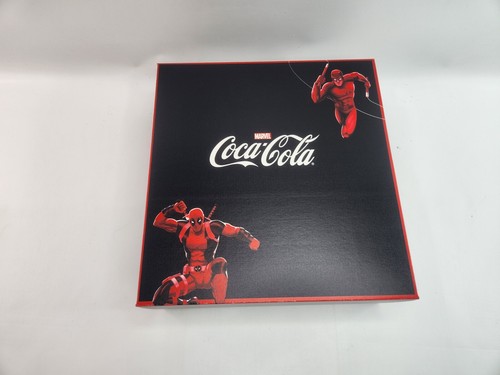 Coca Cola Marvel 6 Pack Can's Collector Character Box Walmart ExclusiveCoke - Picture 3 of 15