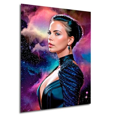 CHARLIZE THERON Actress Model Diva Belles #1/7 ACEO Art Print Card by RoStar