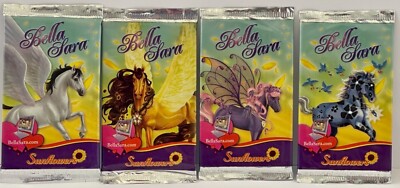 Lot of 4 Bella Sara Sunflowers Booster Packs - NEW - Pack Art Random
