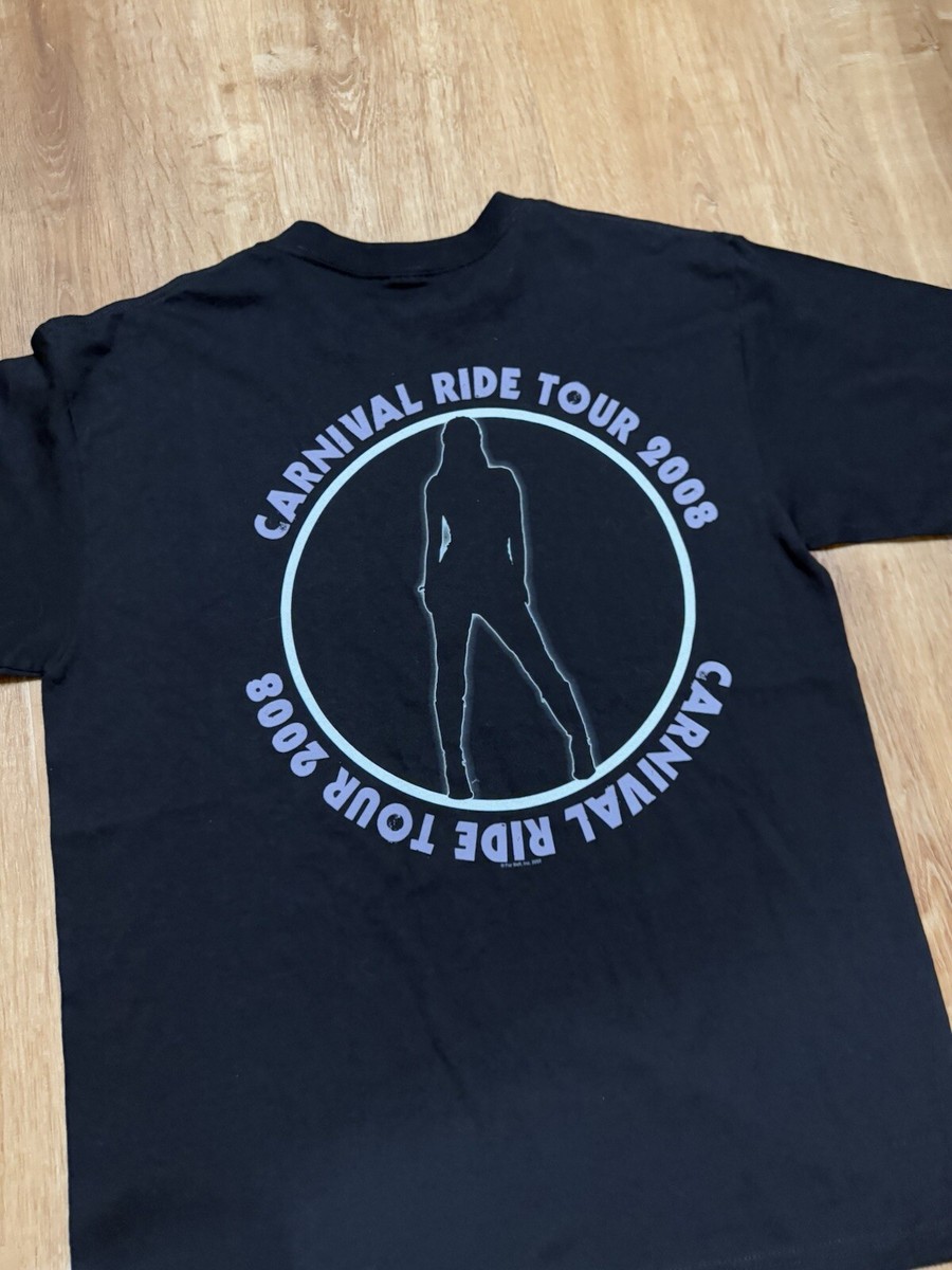 レディース 古着 00s carrie underwood 「CARNIVAL RIDE TOUR 2008」 ツアー シンガーソングライター カントリー ミュージック Tシャツ S 古着 CARRIE UNDERWOOD CARNIVAL RIDE TOUR 2008 TEE SHIRT WHITE 2XL