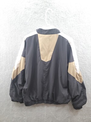 JOHN ASHFORD SPORT Men's Blue w Tan/White Windbreaker Full
