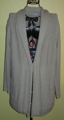 56) great beige ladies' knitted jacket size 38 (without buttons) - by myblue by Tchibo