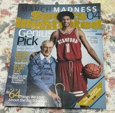 John Wooden signed autographed Sports Illustrated Magazine Extremely Rare