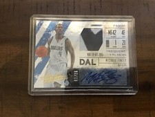 2015/16 Panini Absolute Michael Finley Dallas Mavericks GU patch auto /25