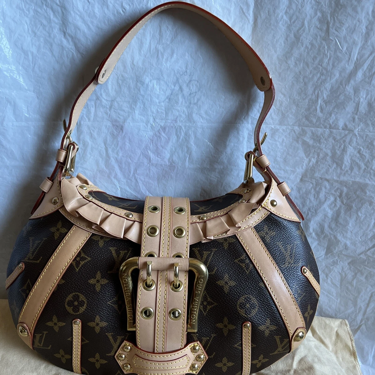 Authentic Louis Vuitton Monogram Leonor Limited Shoulder Bag