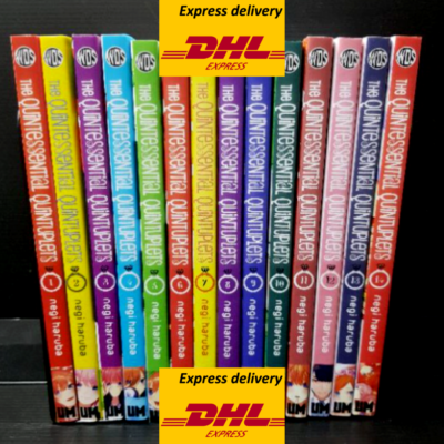 The Quintessential Quintuplets vol 1-14 English Language Comic