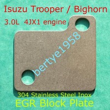 EGR valve blank plate Isuzu 3.0L DT Trooper Bighorn 4JX1 engine only Stainles
