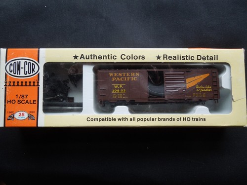 KIT BOXCAR 40' WESTERN PACIFIC CON-COR #009418 ESCALA HO NUEVO DE STOCK | Zustand: New