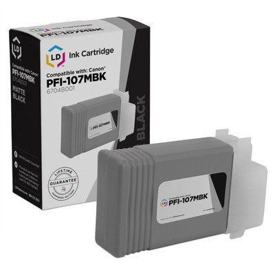 LD PFI-107MBK 6704B001 Matte Black Ink Cartridge for Canon iPF780 iPF785 iPF680