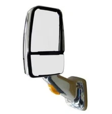 Velvac 715371 RV Mirror Chrome Driver Side Powered With Turn Signal