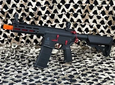 Lancer Tactical Gen 2 Hellion M-LOK 7" Core Series AEG Airsoft Gun - Black/Red