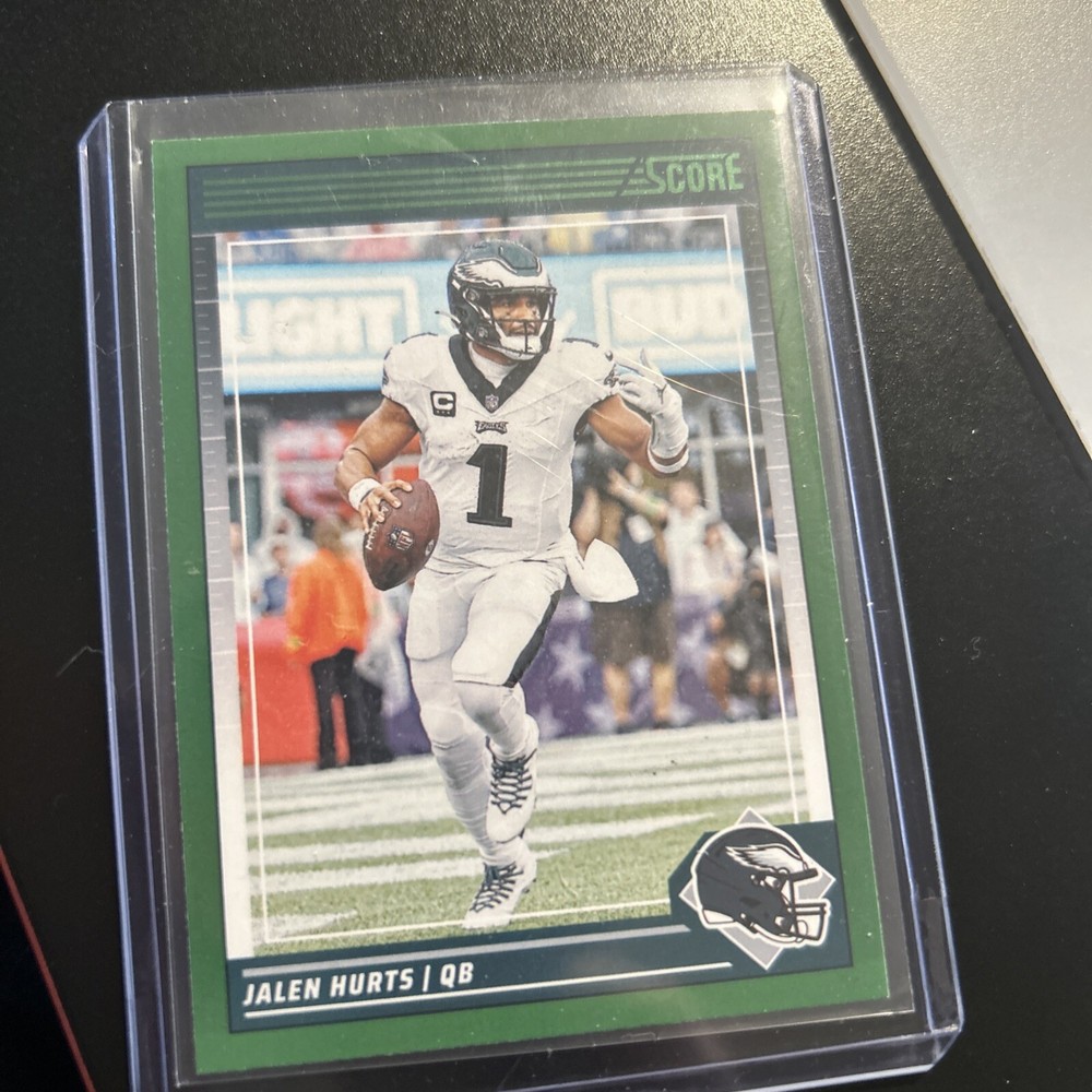 Jalen Hurts Green Foil 2024 Score Eagles Mint One Touch