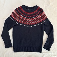Abercrombie  Fitch Fair Isle Knit Sweater Sz XS Wool Blend Pullover