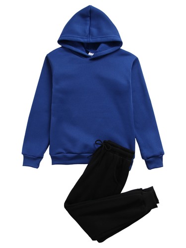 Kids Girls Boys Sportswear Cycling Tracksuit Long Sleeve Sport Suit Athletic - Picture 57 of 83