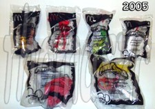 POWER RANGERs toy set all 6 McDonald's McD BVS Entertainment  2005  NIOP