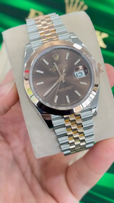 Rolex Datejust 41 126301 Chocolate Dial Jubilee SS/18K Rose Gold