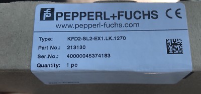 Pepperl Fuchs Trennschaltverstärker KFD2-SL2-EX1 OVP Zu verkaufen! Neu!