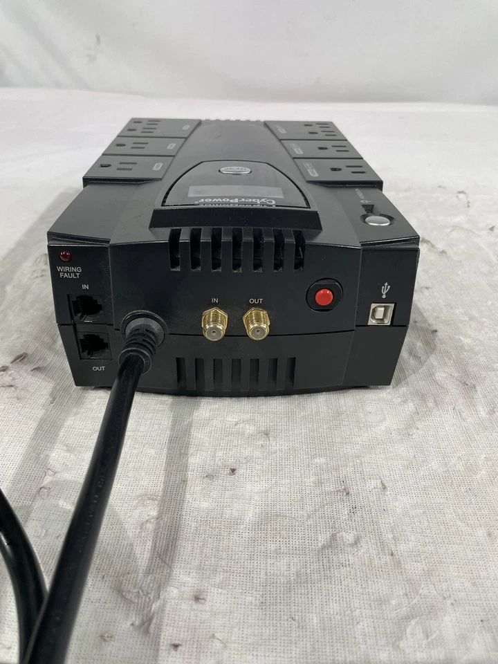 CyberPower CP825AVR LCD UPS System 825VA/450W 8 Outlets 825AVR No Battery! - Image 2 of 3