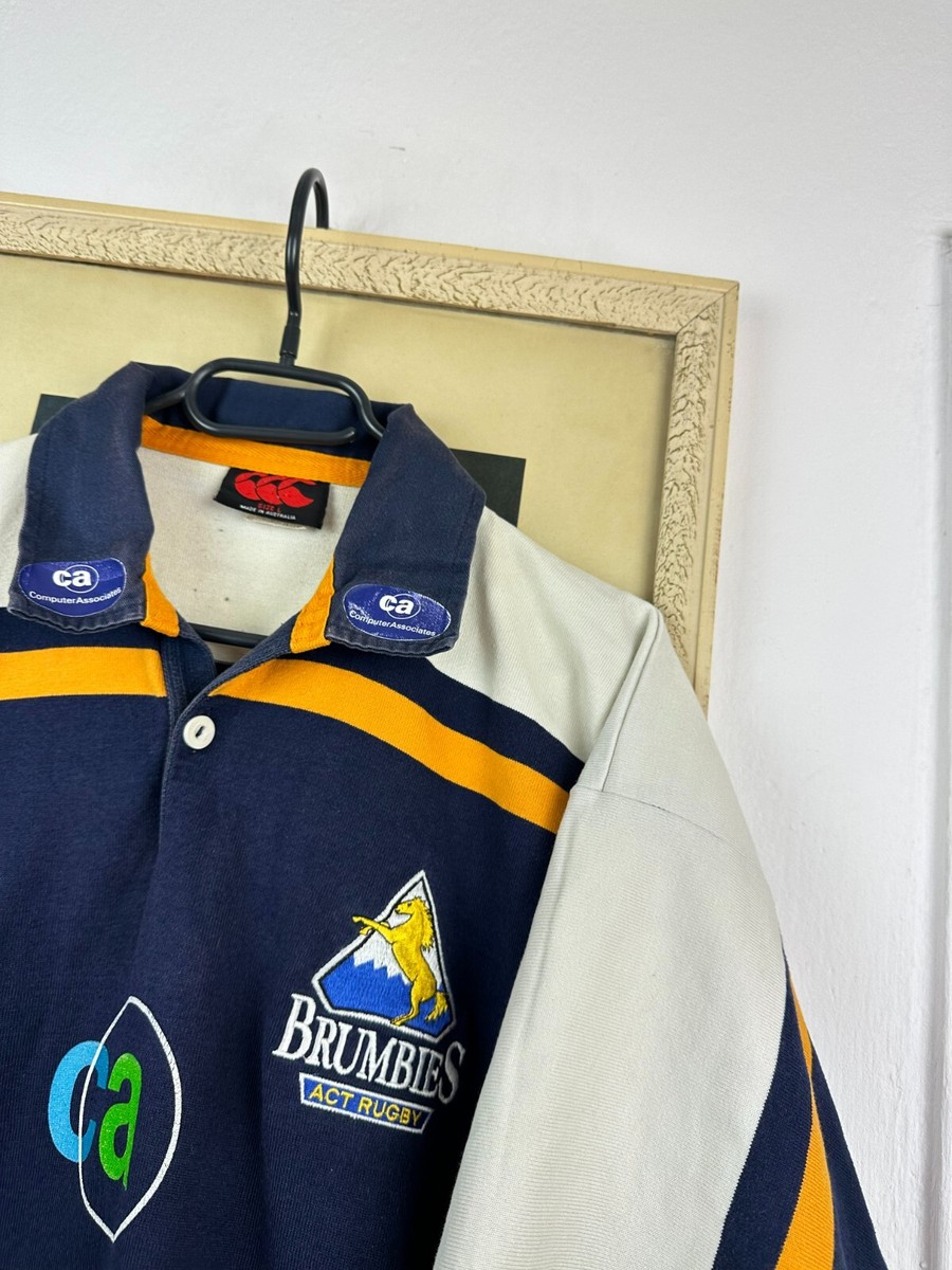 Vintage Australia Brumbies Rugby Canterbury Jersey Shirt Rare Mens