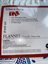 Tribeca Living 170 GSM Deep Pocket Up to 24 Flannel Fitted Sheet Paisley Garden