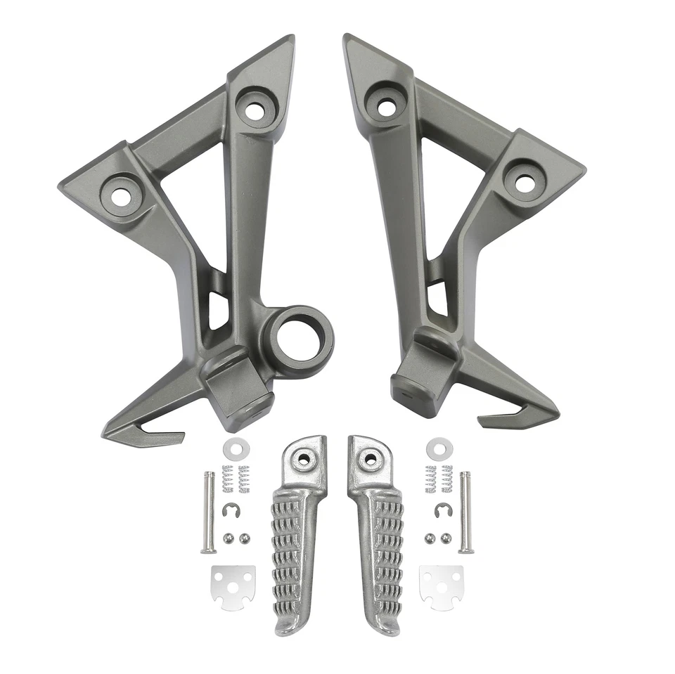 Estriberas de pasajero clavijas reposapiés soporte apto para Kawasaki Ninja 300 2013-2017 Foto 4 de 4